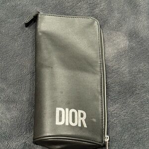 Dior Leather Makeup Brush Pouch Bag